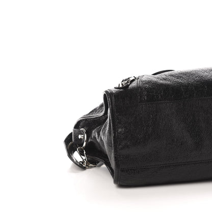 Balenciaga Agneau Classic Silver Hardware City Black 10 of 13