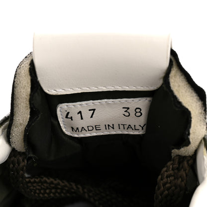 Miu Miu Nylon Scamosciato Suede Tyre Sneakers 38 Loden 8 of 11
