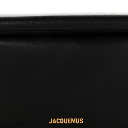 Jacquemus Smooth Calfskin La Pochette Rond Carre Black 7 of 9