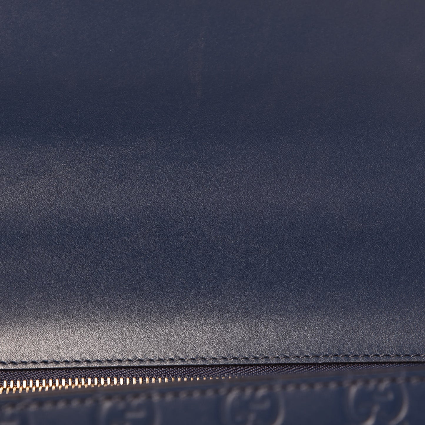 Guccissima Medium Padlock Shoulder Bag Blue Agata