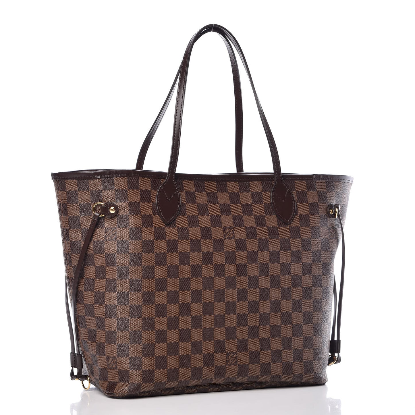 Damier Ebene Neo Neverfull MM Rose Ballerine