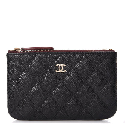 Chanel Caviar Quilted Small Cosmetic Case Black 1 of 8