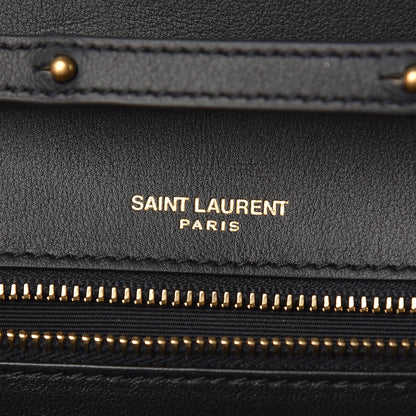 Saint Laurent Suede Calfskin Monogram Le Sept Chain Bag Black 10 of 11