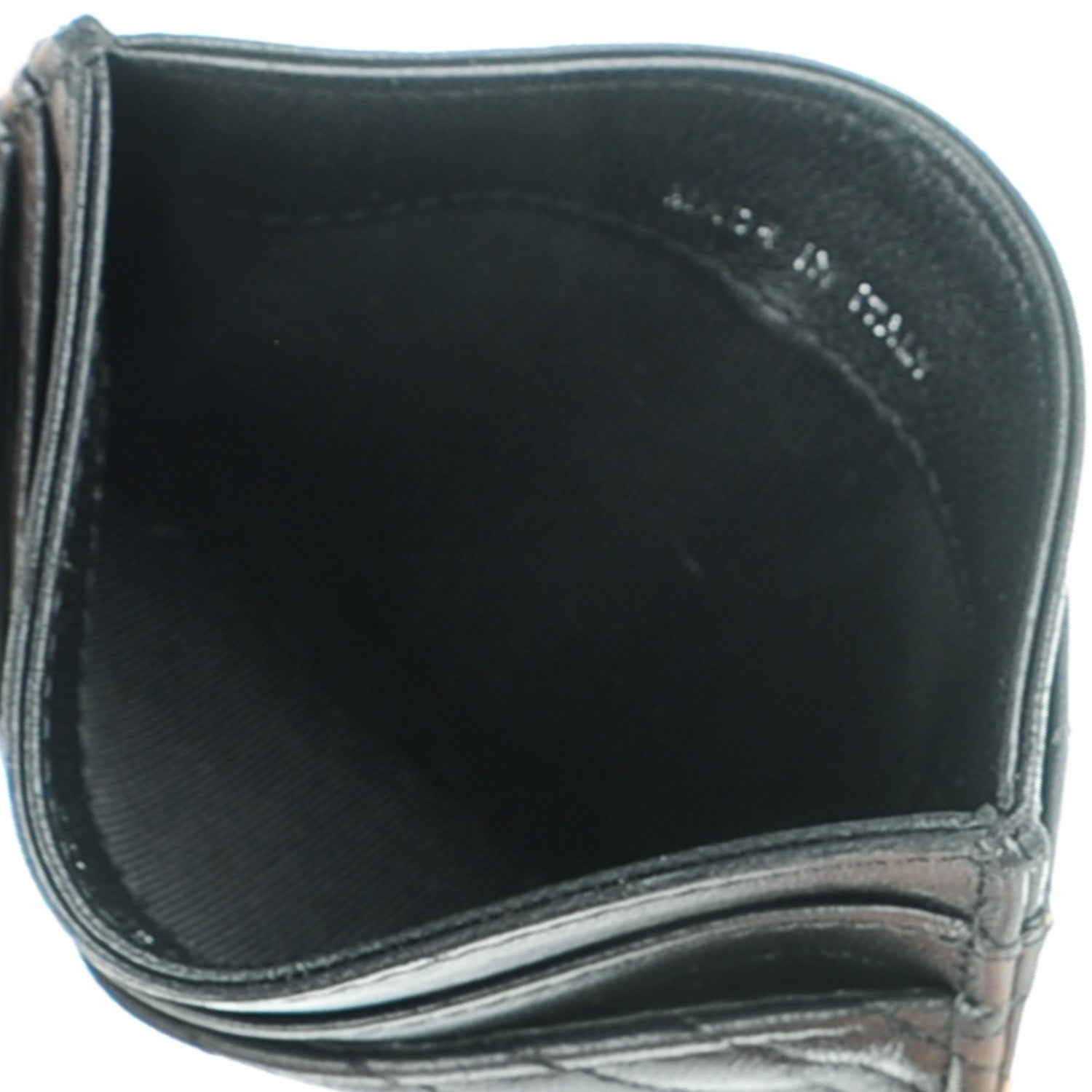 Chanel Lambskin Chevron Quilted Card Holder So Black 5 of 8