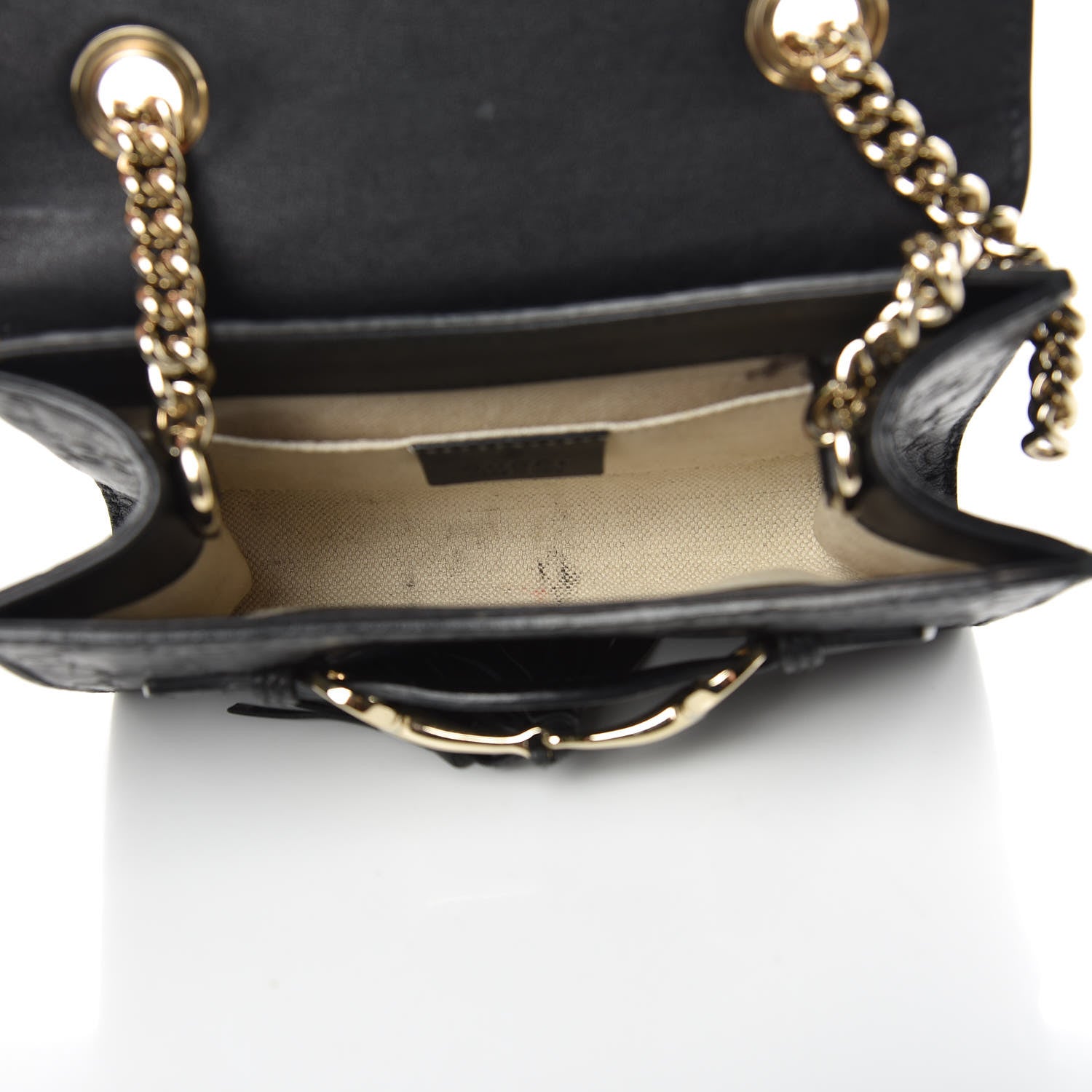Gucci Guccissima Mini Emily Shoulder Bag Black 5 of 12