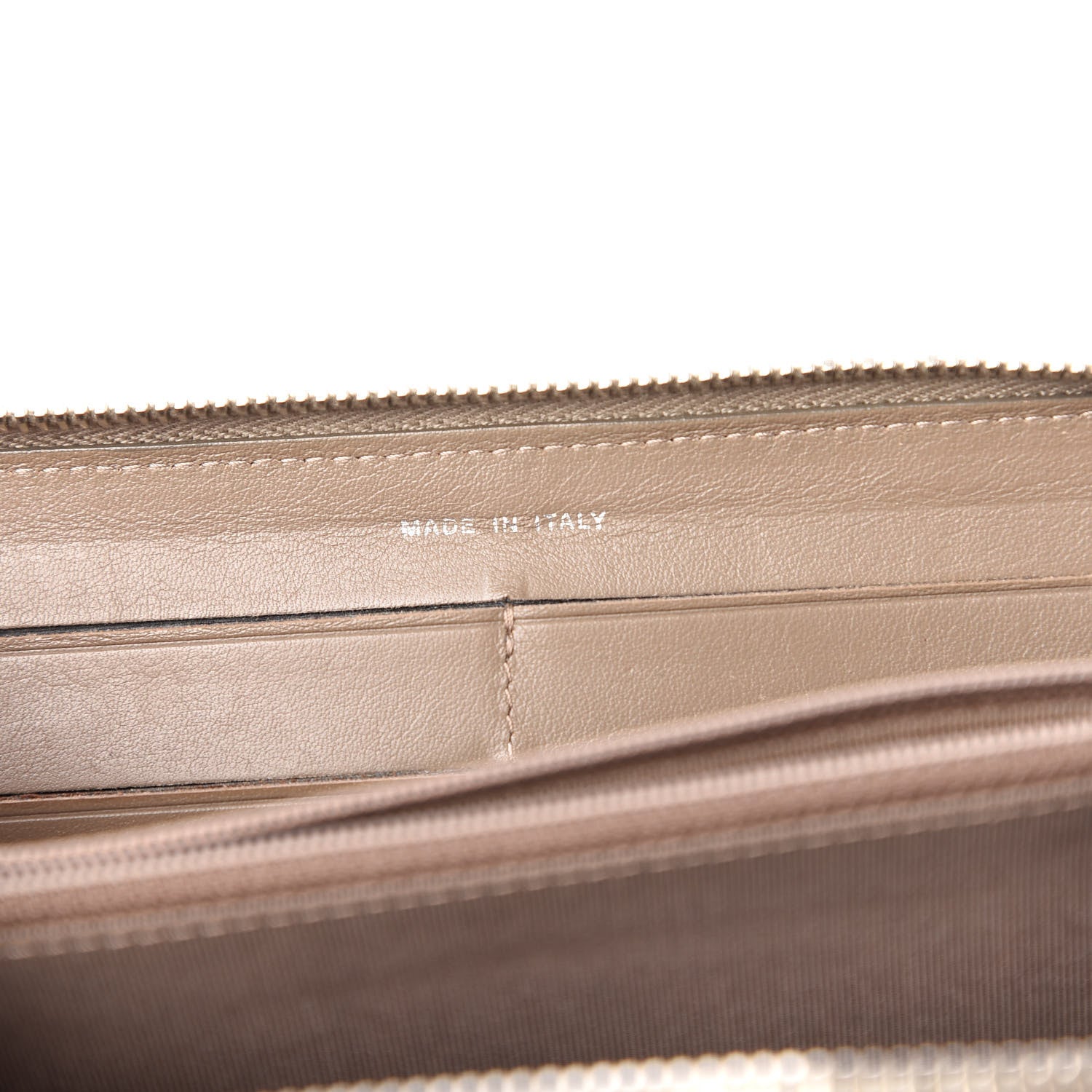 Chanel Caviar Quilted Large Gusset Zip Around Wallet Grey 9 of 12
