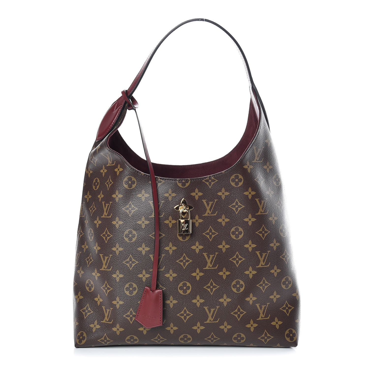 Louis Vuitton Monogram Flower Hobo Bordeaux 1 of 11