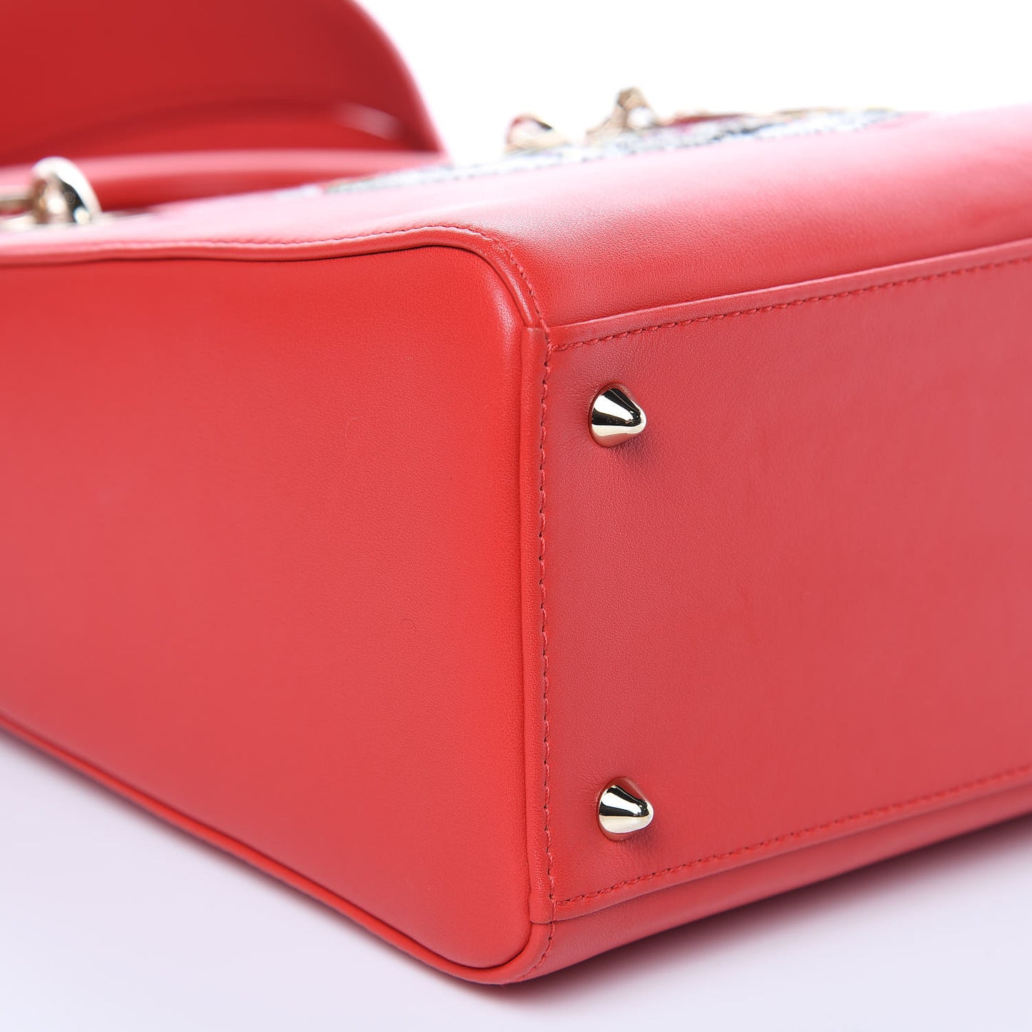 Calfskin Niki De Saint Phalle Medium Supple Lady Dior Red