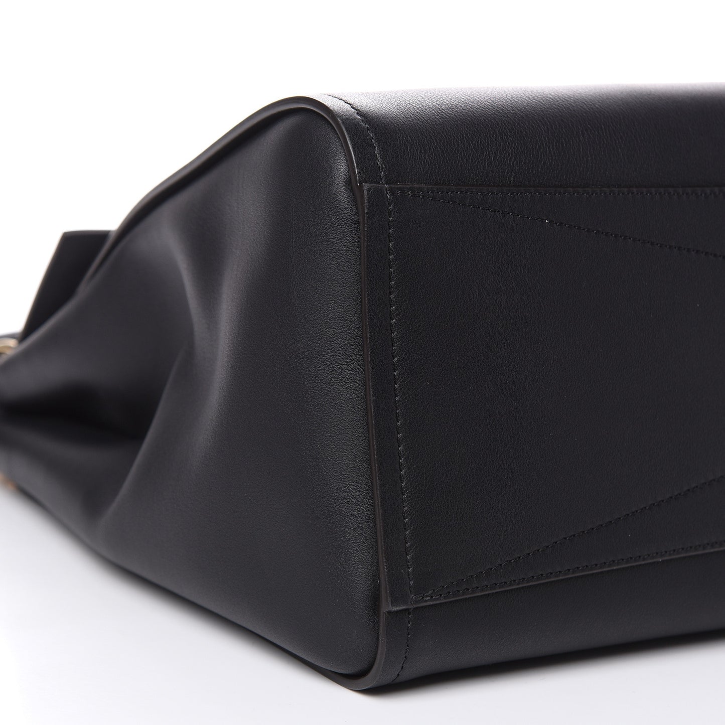 Calfskin Medium Mystic Shoulder Bag Black