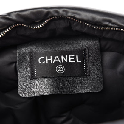 Chanel Nylon Embossed Small Doudoune Backpack Black 8 of 9