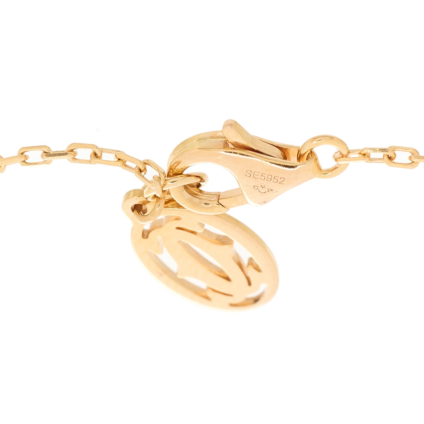 Cartier 18K Pink Gold Pink Sapphire D'Amour Bracelet 3 of 4