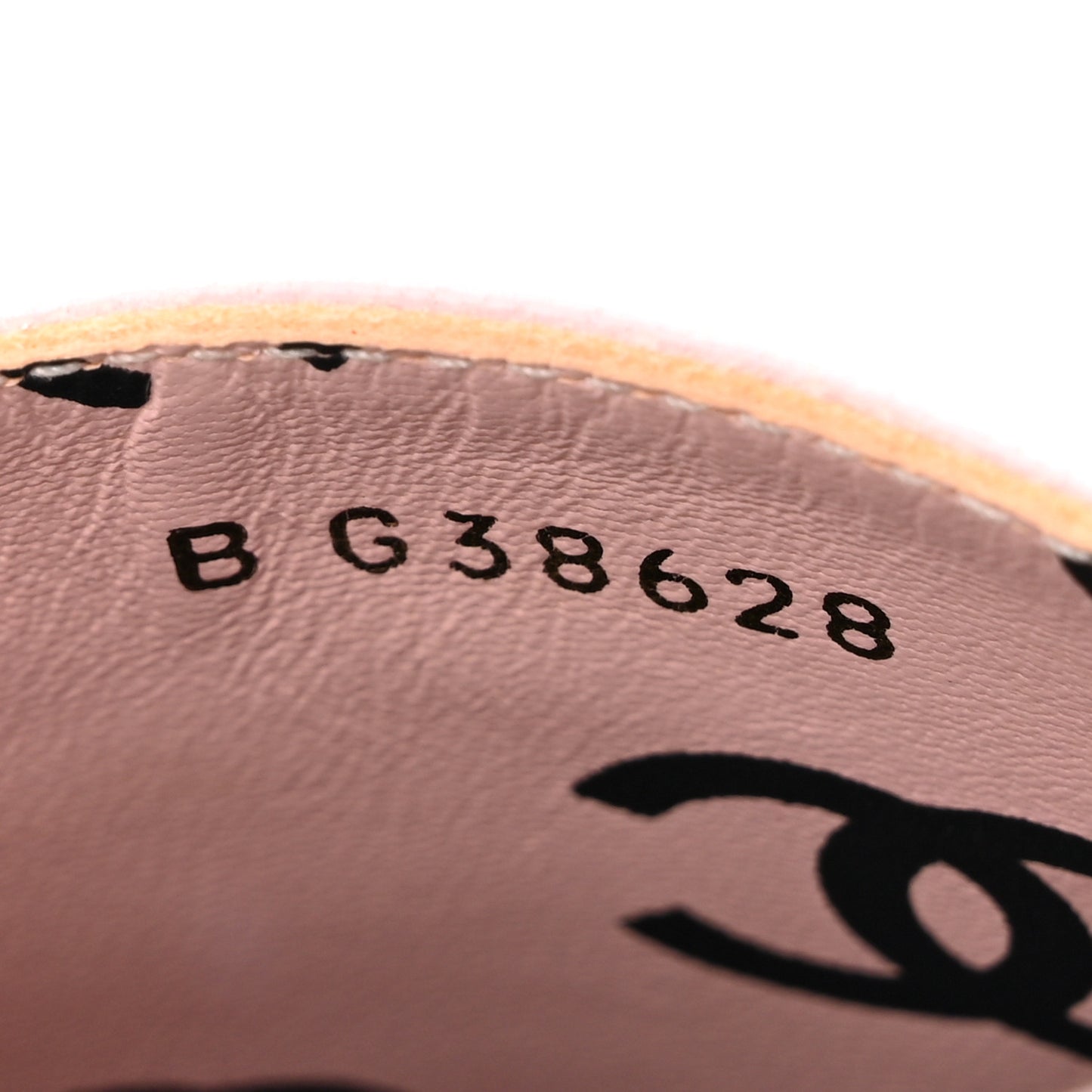 Lambskin Printed Coco Beach Espadrilles 36 Light Pink Black