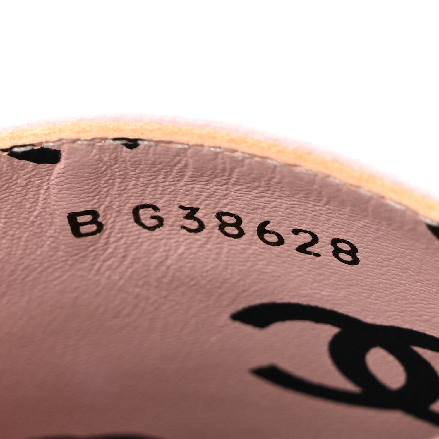 Chanel Lambskin Printed Coco Beach Espadrilles 36 Light Pink Black 9 of 12