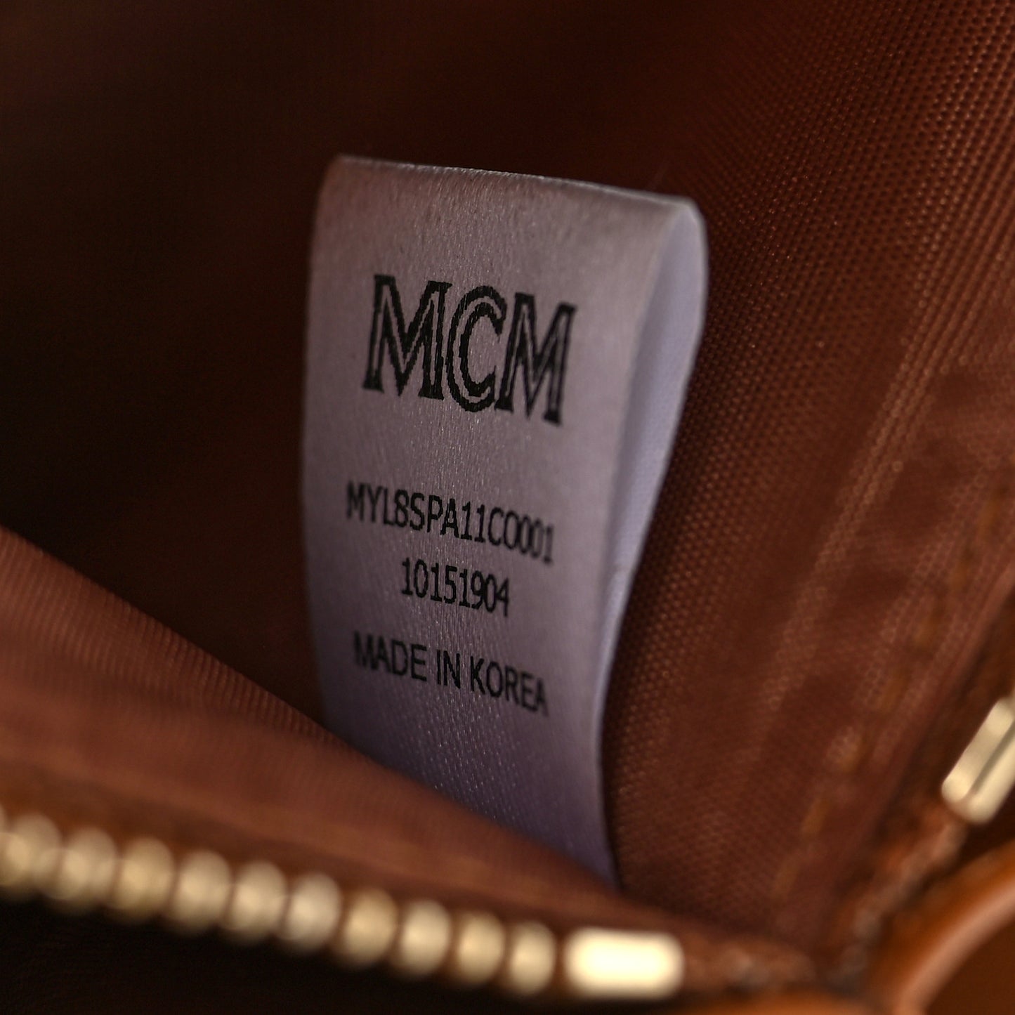 Visetos Large Patricia Wallet On Chain Cognac