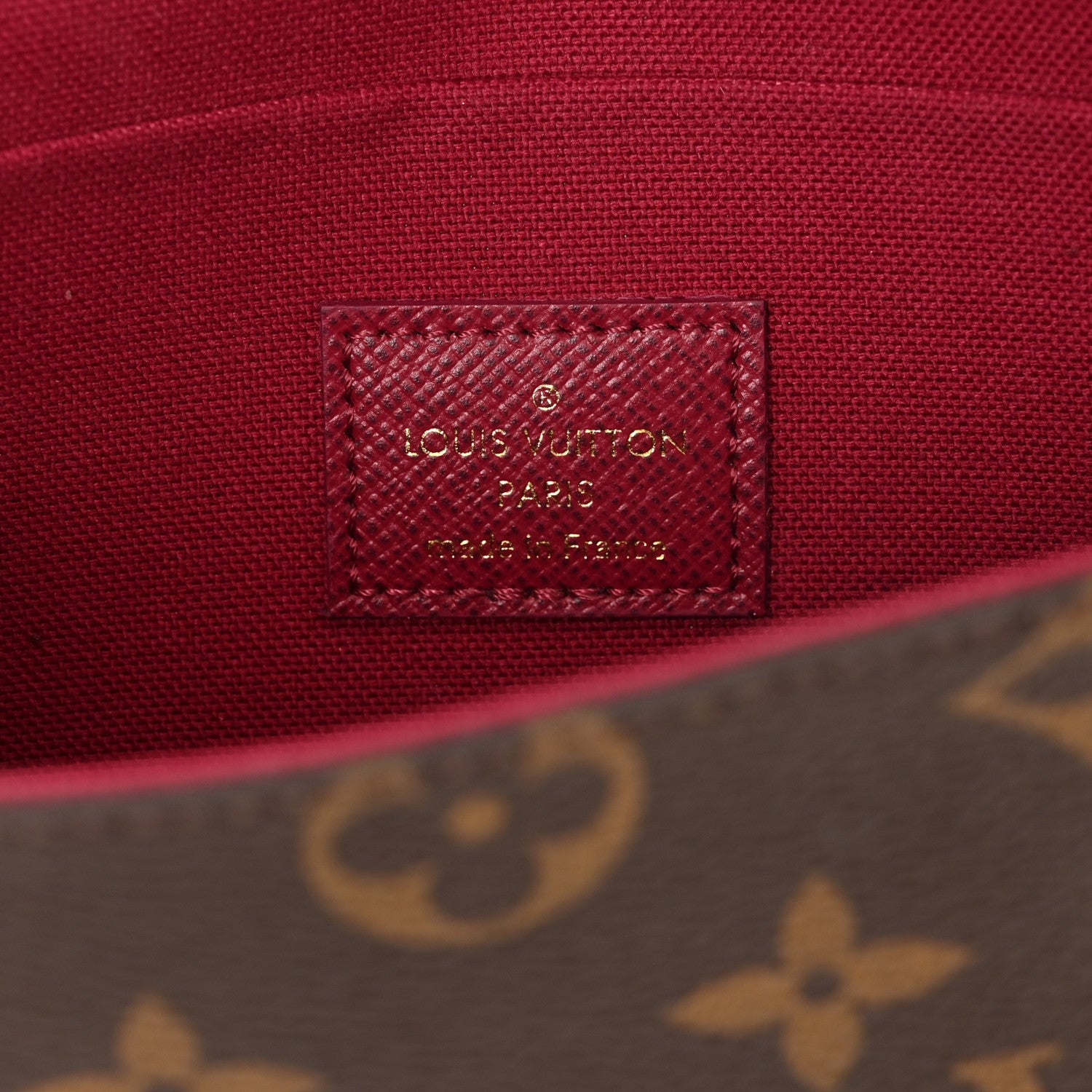 Louis Vuitton Monogram Pochette Felicie Chain Wallet Fuchsia 7 of 10