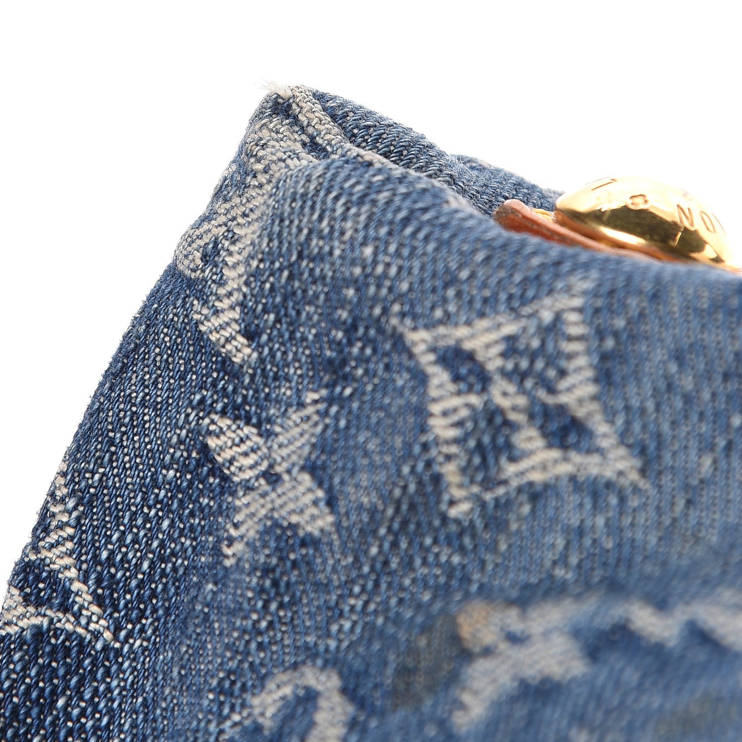 Monogram Denim Baggy PM Blue
