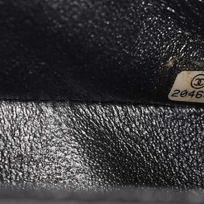 Chanel Metallic Caviar Quilted Mini Square Flap Dark Blue 7 of 11