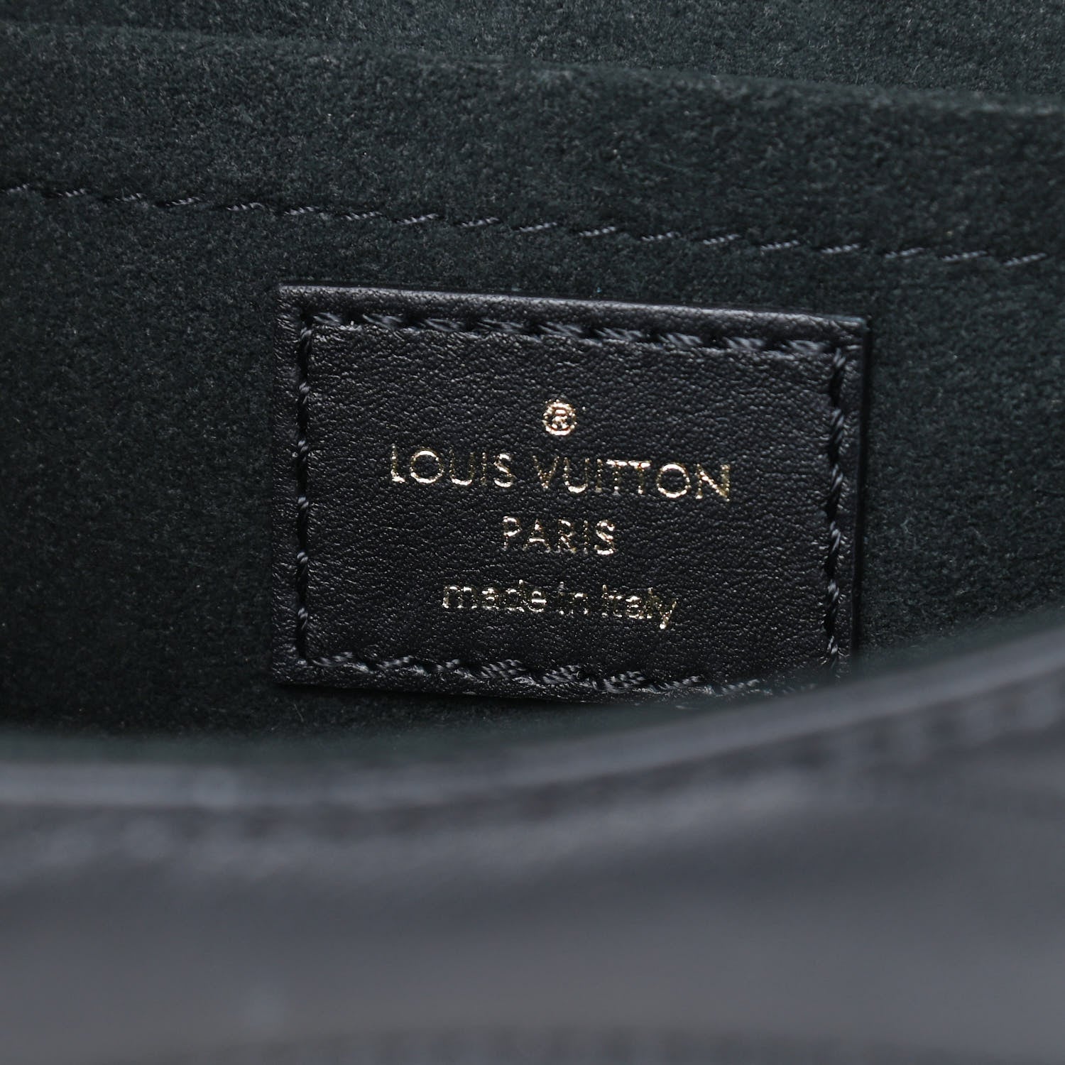 Louis Vuitton Calfskin New Wave Chain MM Black 9 of 9