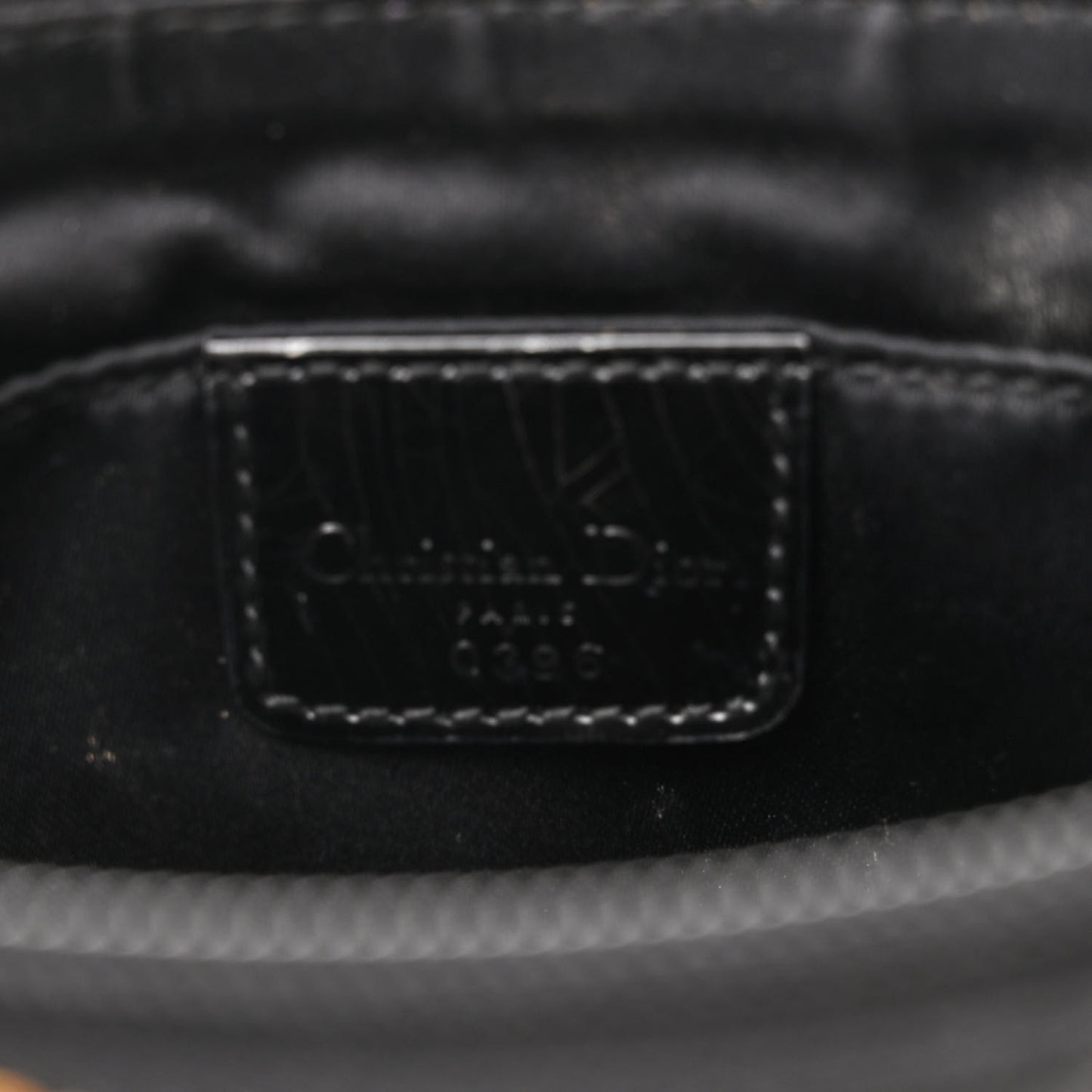 Satin Embroidered Koi Saddle Bag Black