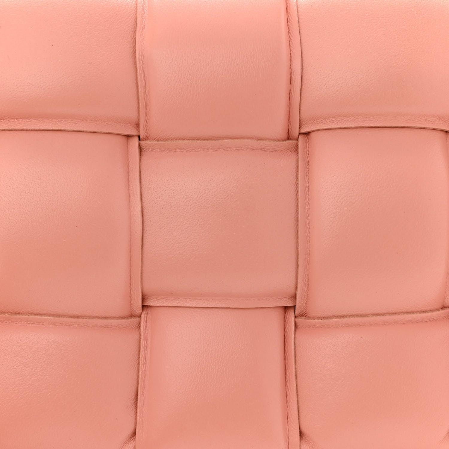Bottega Veneta Nappa Maxi Intreccio Padded Cassette Crossbody Bag Peachy 8 of 10