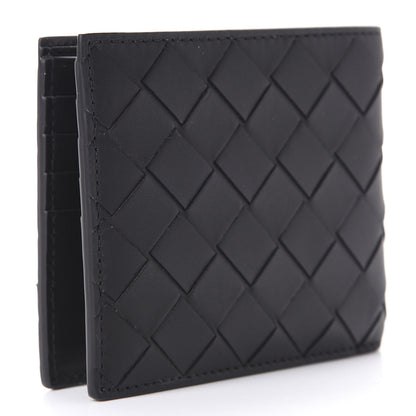 Bottega Veneta Nappa Maxi Intrecciato Bi-Fold Wallet Black 3 of 11