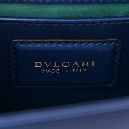 Bulgari Calfskin Serpenti Forever Crossbody Bag Blue 6 of 9