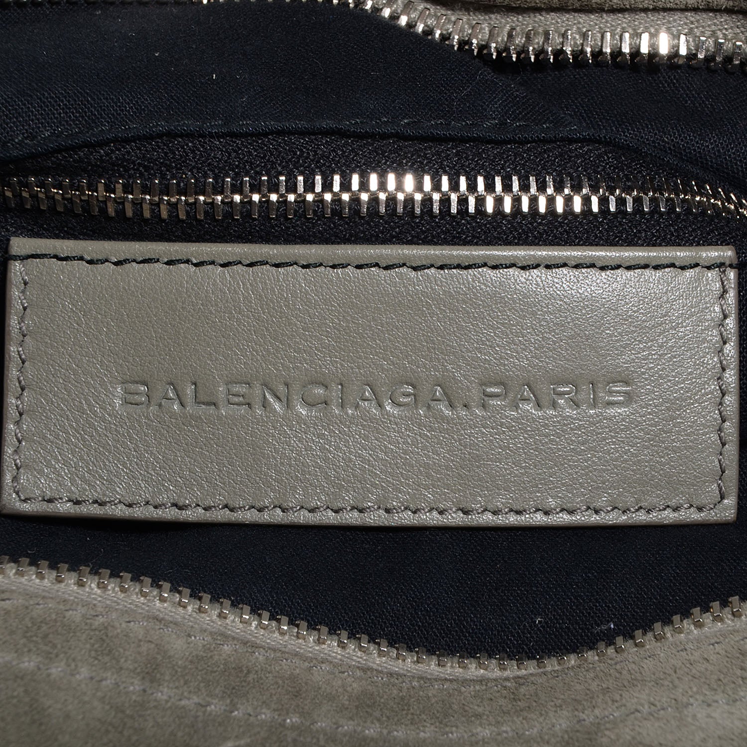 Balenciaga Baby Daim Suede Velo Gris Vison 9 of 13