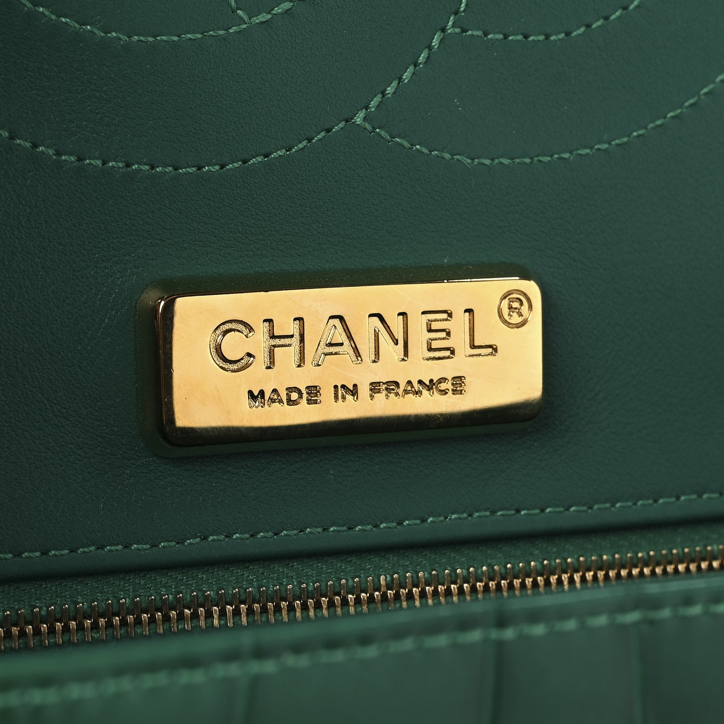 Alligator Jumbo Double Flap Green
