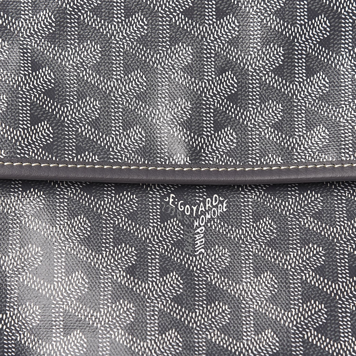 Goyard Goyardine Saint Leger Soft Briefcase Backpack Grey 9 of 9