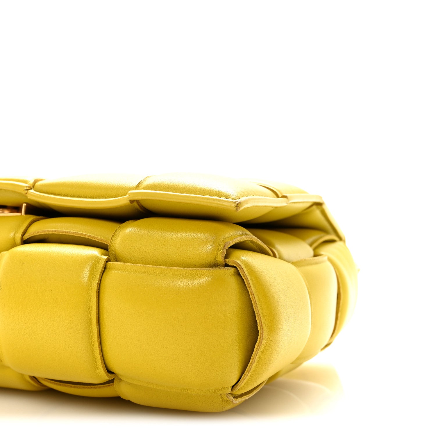 Bottega Veneta Nappa Maxi Intreccio Padded Cassette Crossbody Bag Buttercup 9 of 9