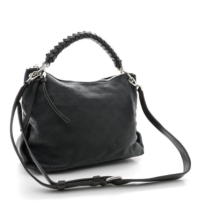 Louis Vuitton Mahina Beaubourg Hobo MM Black 3 of 15