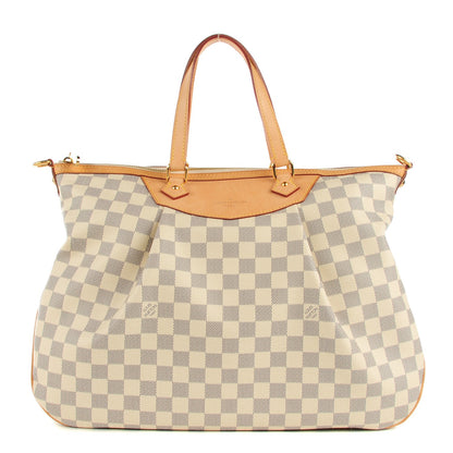Louis Vuitton Damier Azur Siracusa GM 1 of 7