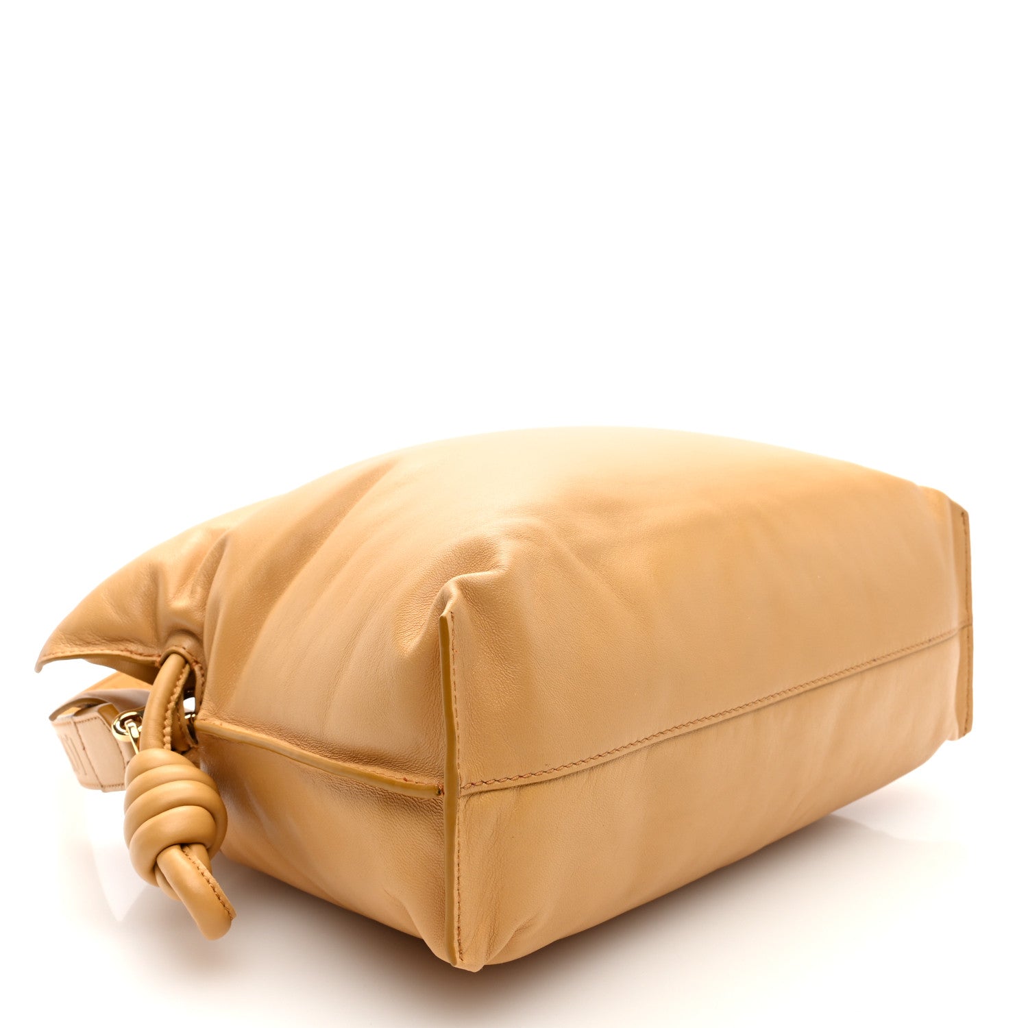 Loewe Calfskin Flamenco Puffer Knot Bag Camel 4 of 9