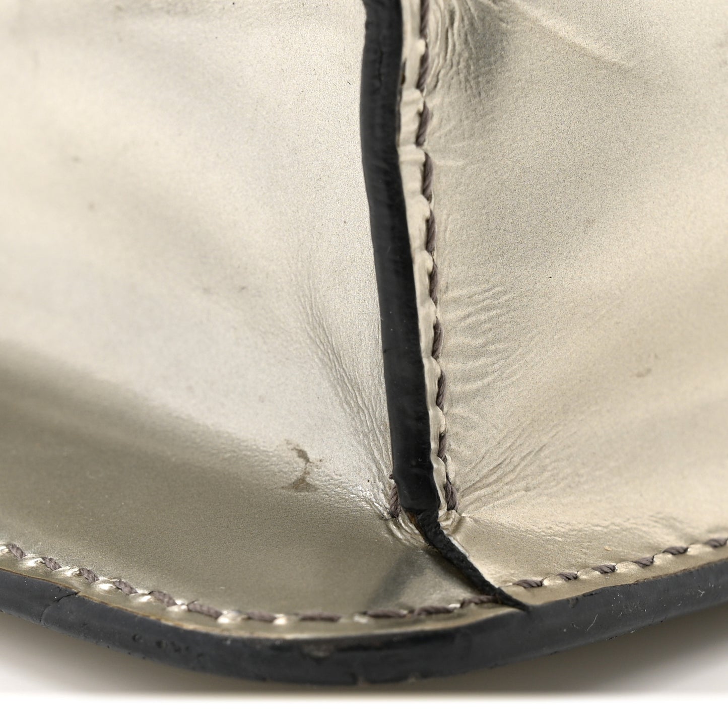 Metallic Serpenti Forever Small Shoulder Bag Silver