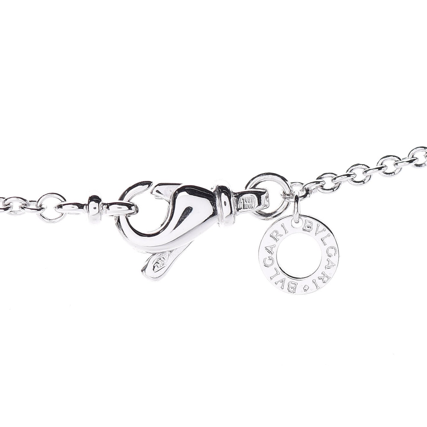 18K White Gold B.Zero1 Pendant Necklace