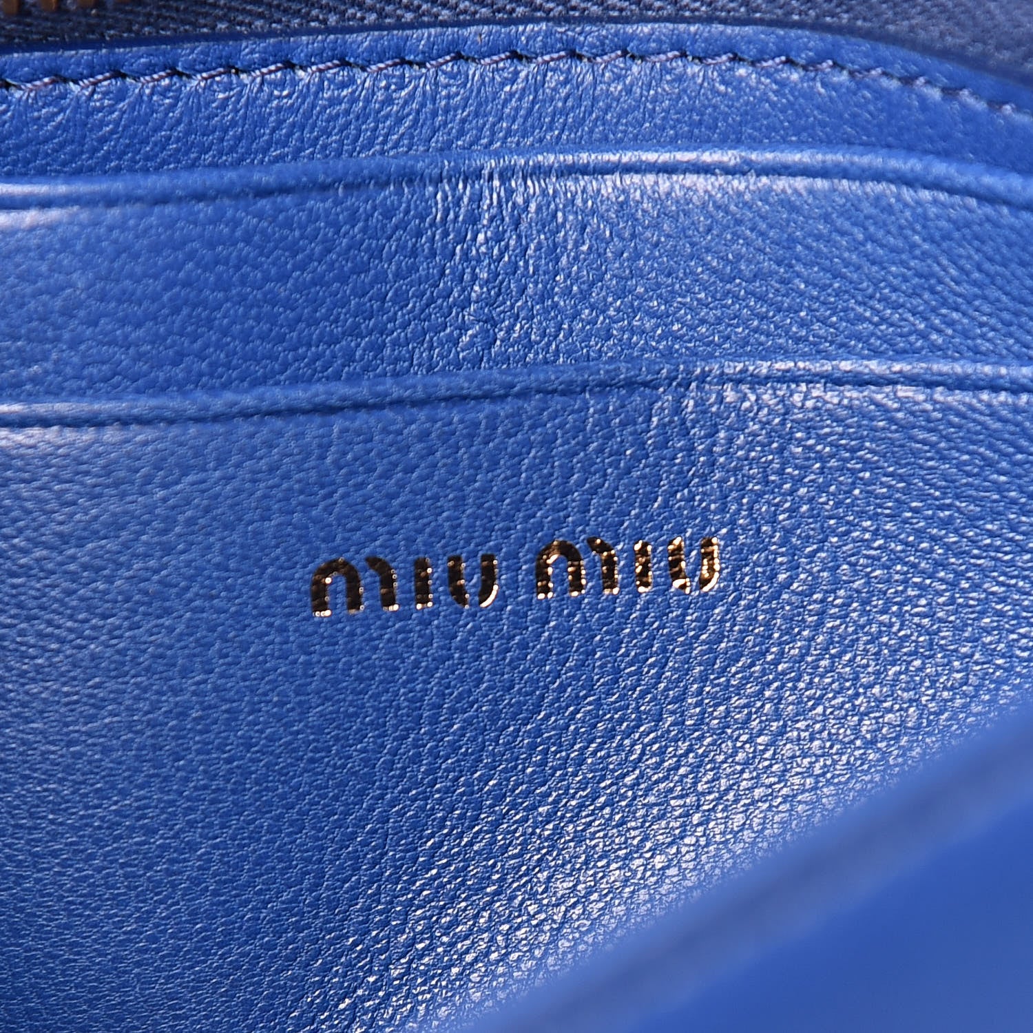 Miu Miu Nappa Matelasse Chain Crossbody Bag Azzurro 6 of 11