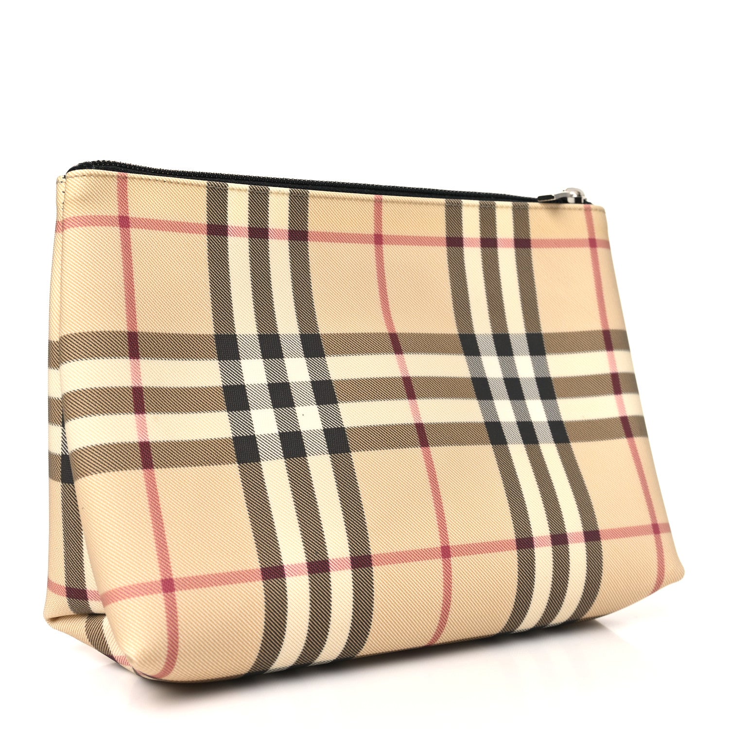 Burberry Vintage Check Zip Pouch Antique Yellow 3 of 10