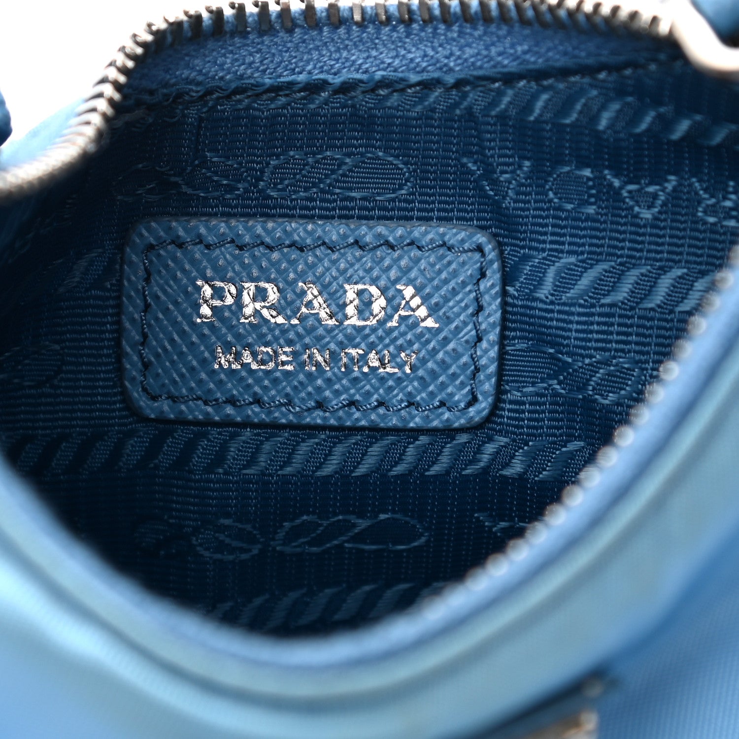 Prada Tessuto Nylon Saffiano Mini Re-Edition 2000 Shoulder Bag Pervinca 5 of 11
