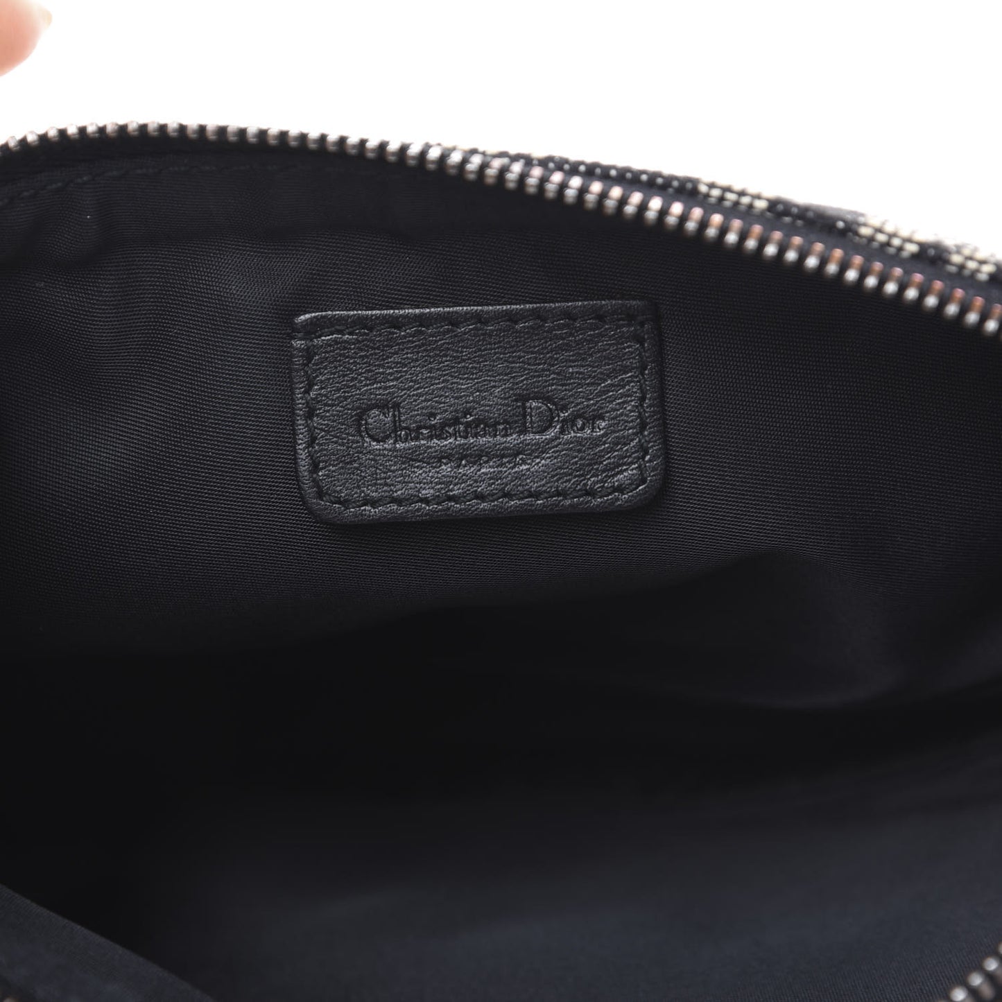 Monogram Mini Saddle Pochette Black