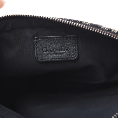 Christian Dior Monogram Mini Saddle Pochette Black 5 of 8