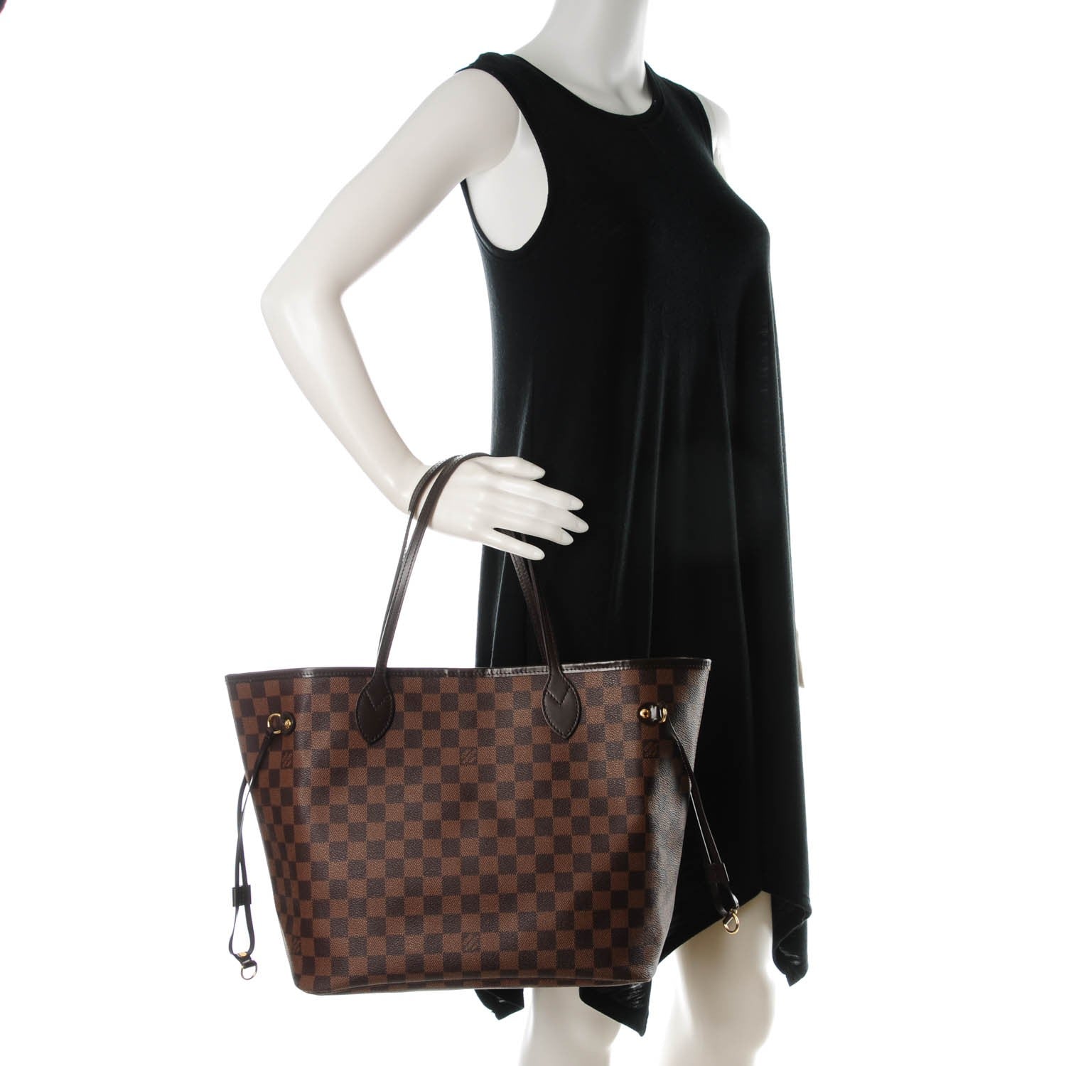 Louis Vuitton Damier Ebene Neverfull MM 2 of 7