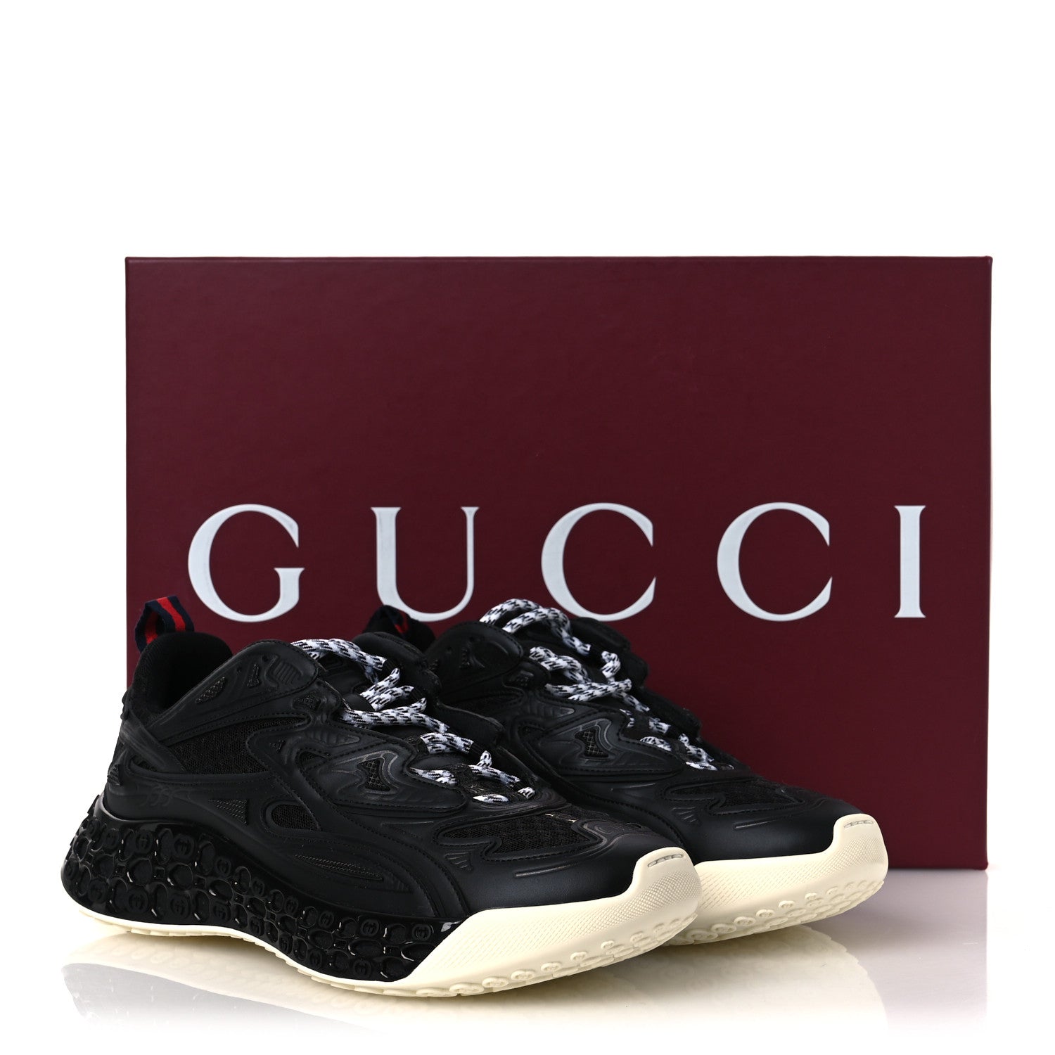 Gucci Demetra Mesh Cub3d Mens Sneakers 8.5 Black 11 of 11