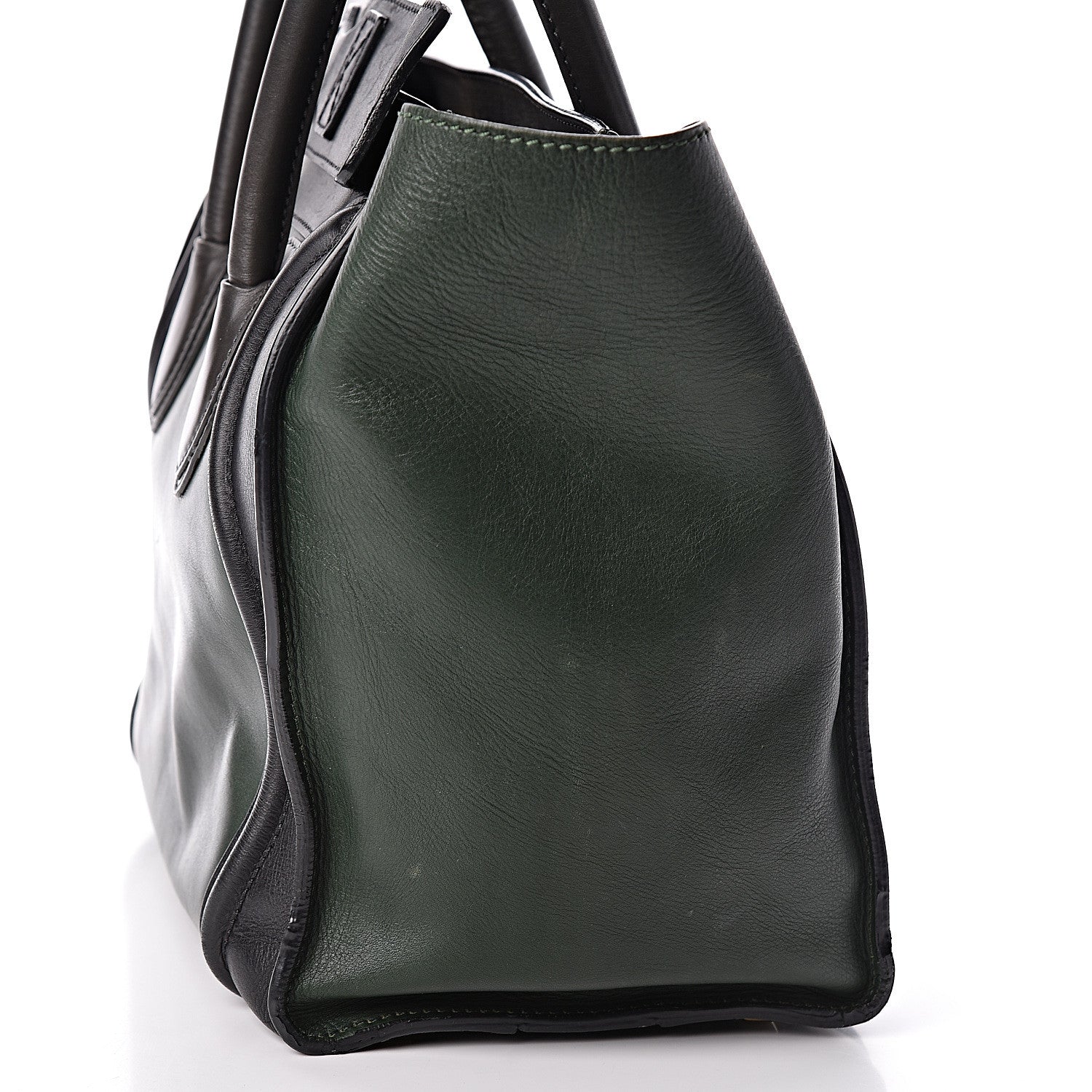 Celine Smooth Calfskin Mini Tri-Color Luggage Forest 15 of 16