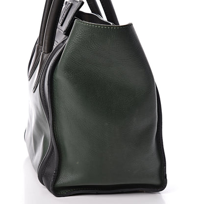 Celine Smooth Calfskin Mini Tri-Color Luggage Forest 15 of 16