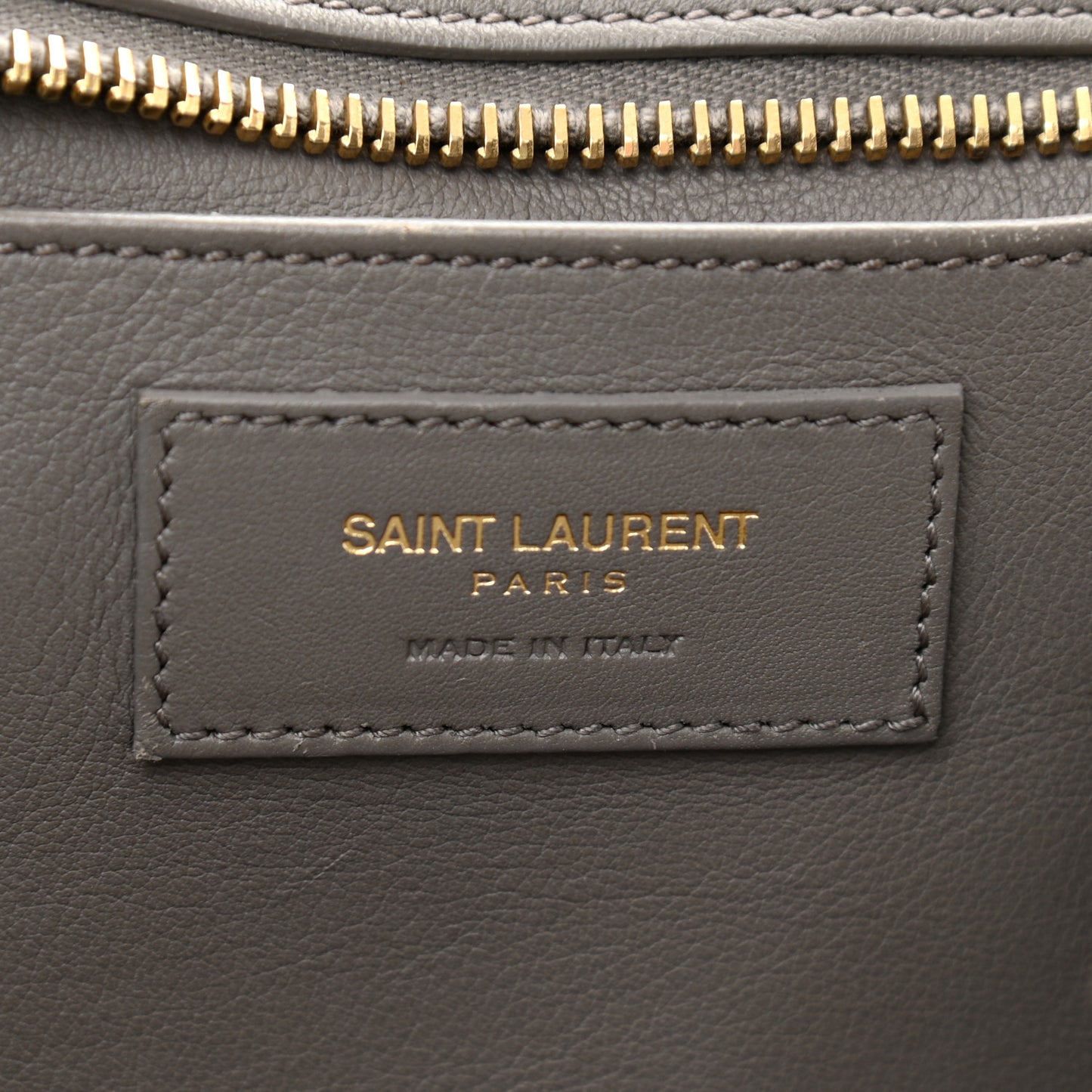 Calfskin Small Monogram Cabas Grey