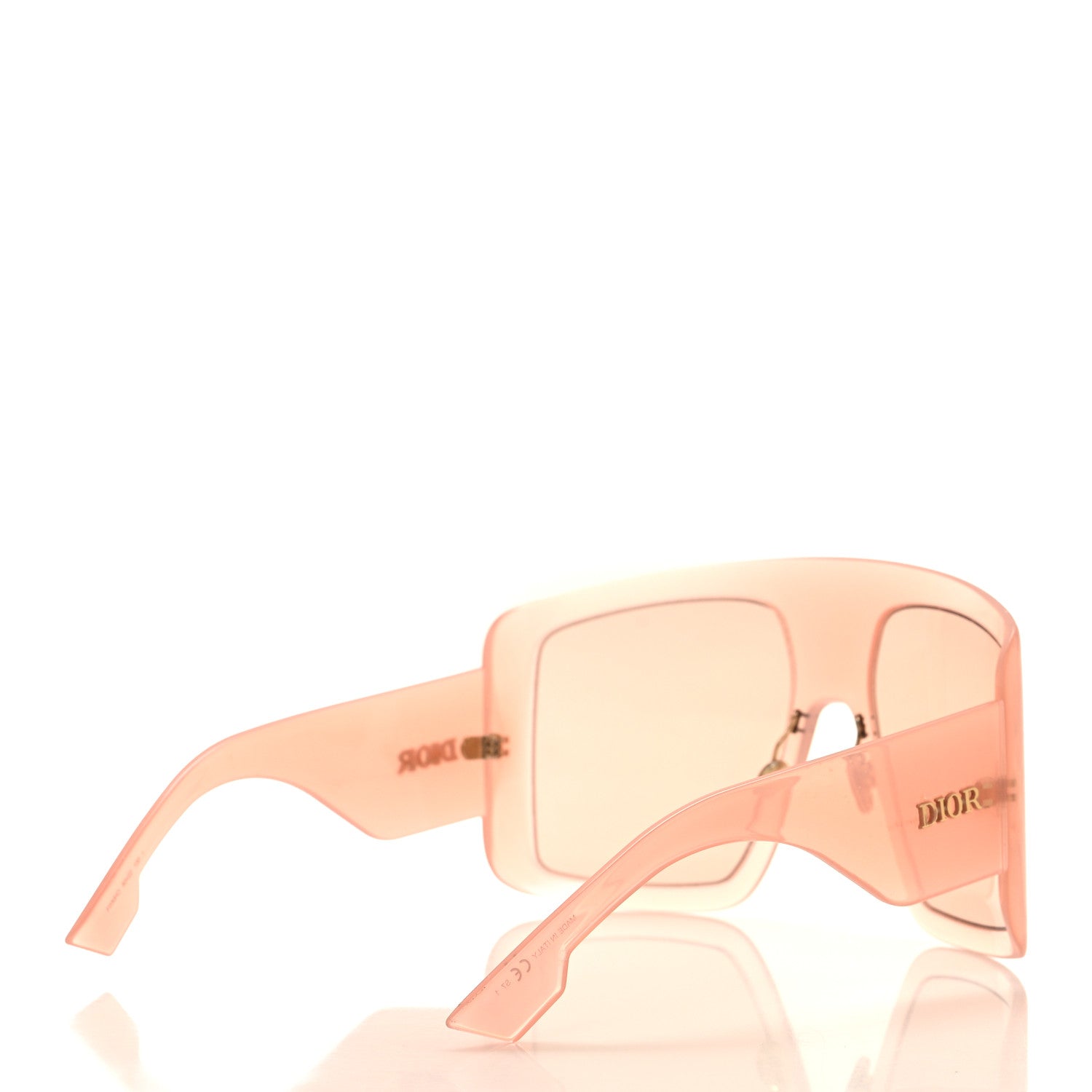 Christian Dior Acetate DiorSo Light 1 Shield Sunglasses Light Pink 4 of 9