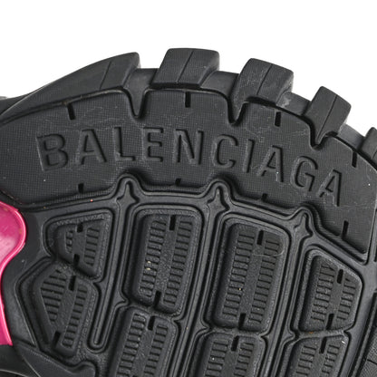 Balenciaga Mesh Rubber Bi-Color Womens Track Sneakers 39 Black Neon Pink 6 of 8