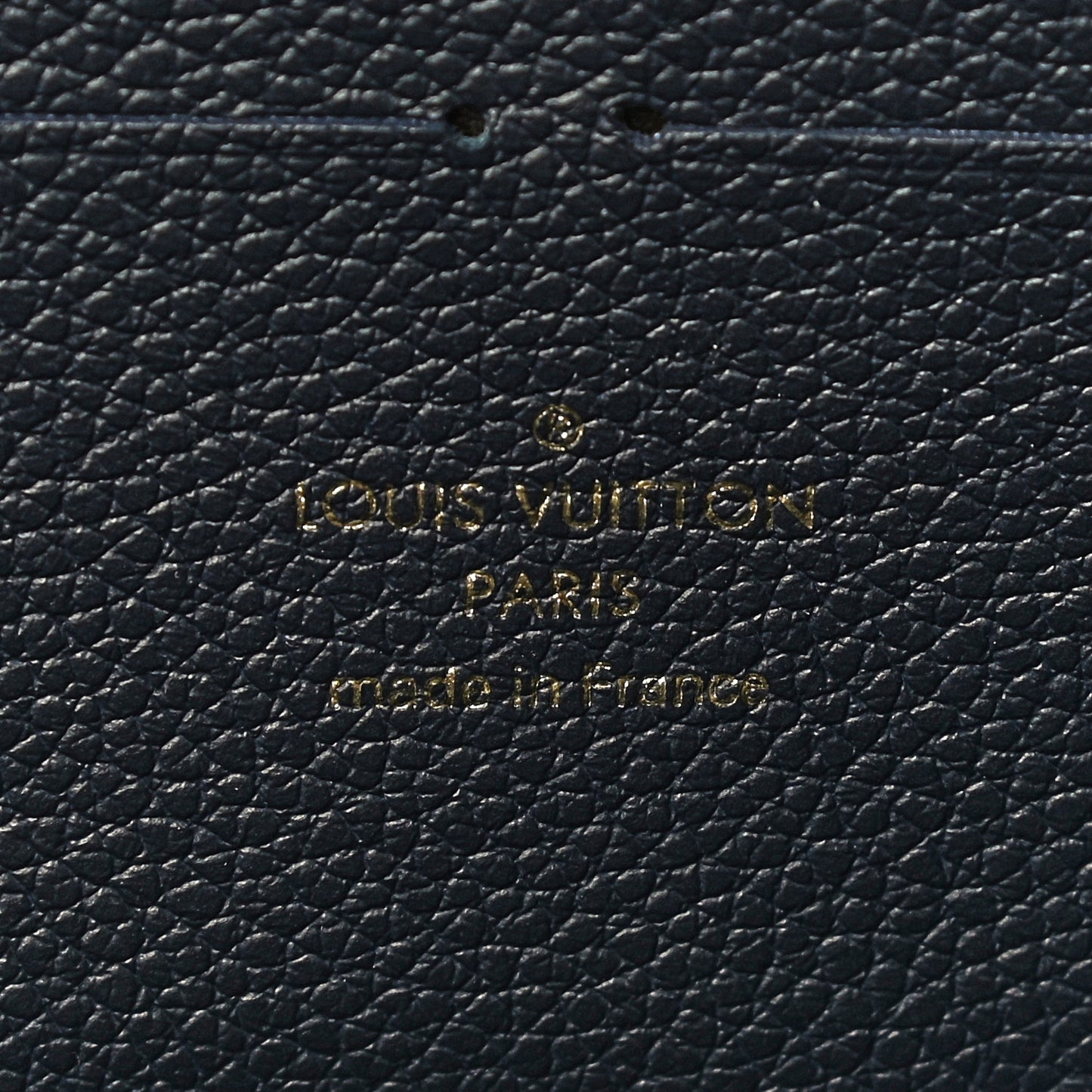 Empreinte Clemence Wallet Marine Rouge