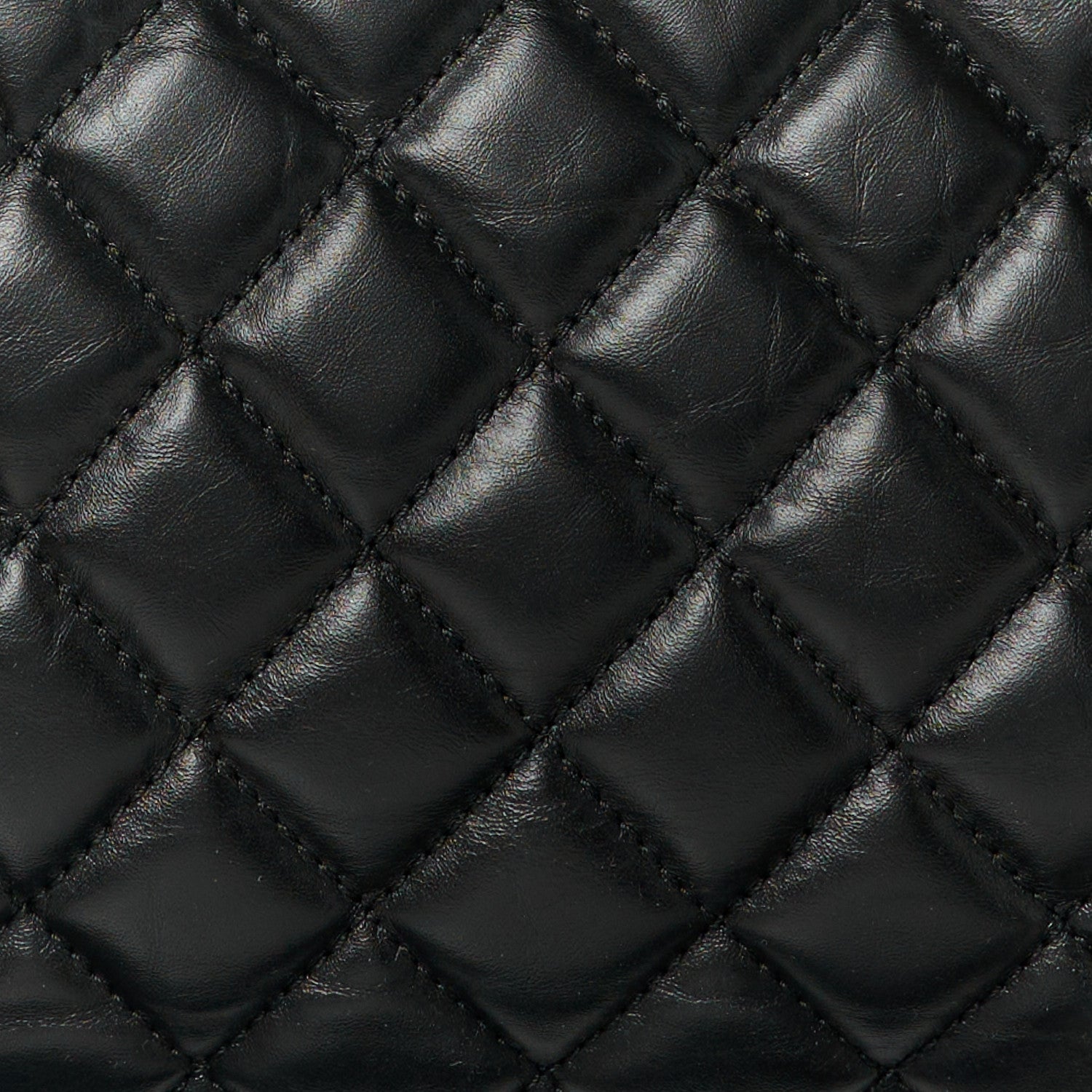 Chanel Aged Calfskin Quilted Large Coco Handle Shopping Tote Black 8 of 10