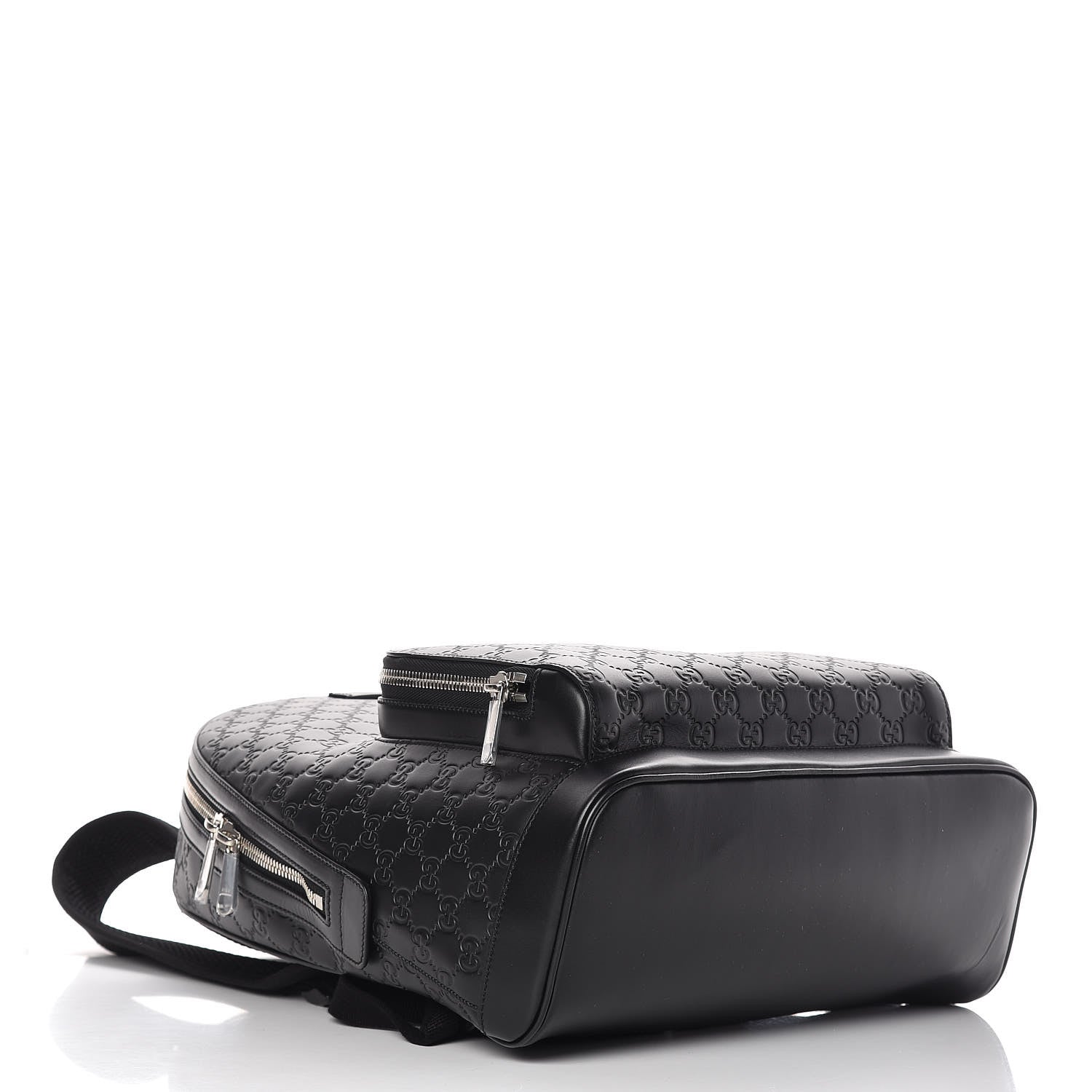 Gucci Guccissima Signature Day Backpack Black 4 of 10